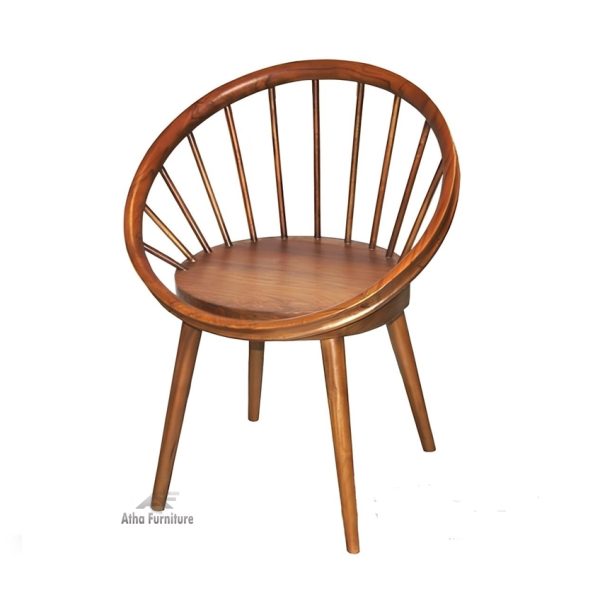 Round Teak Chair